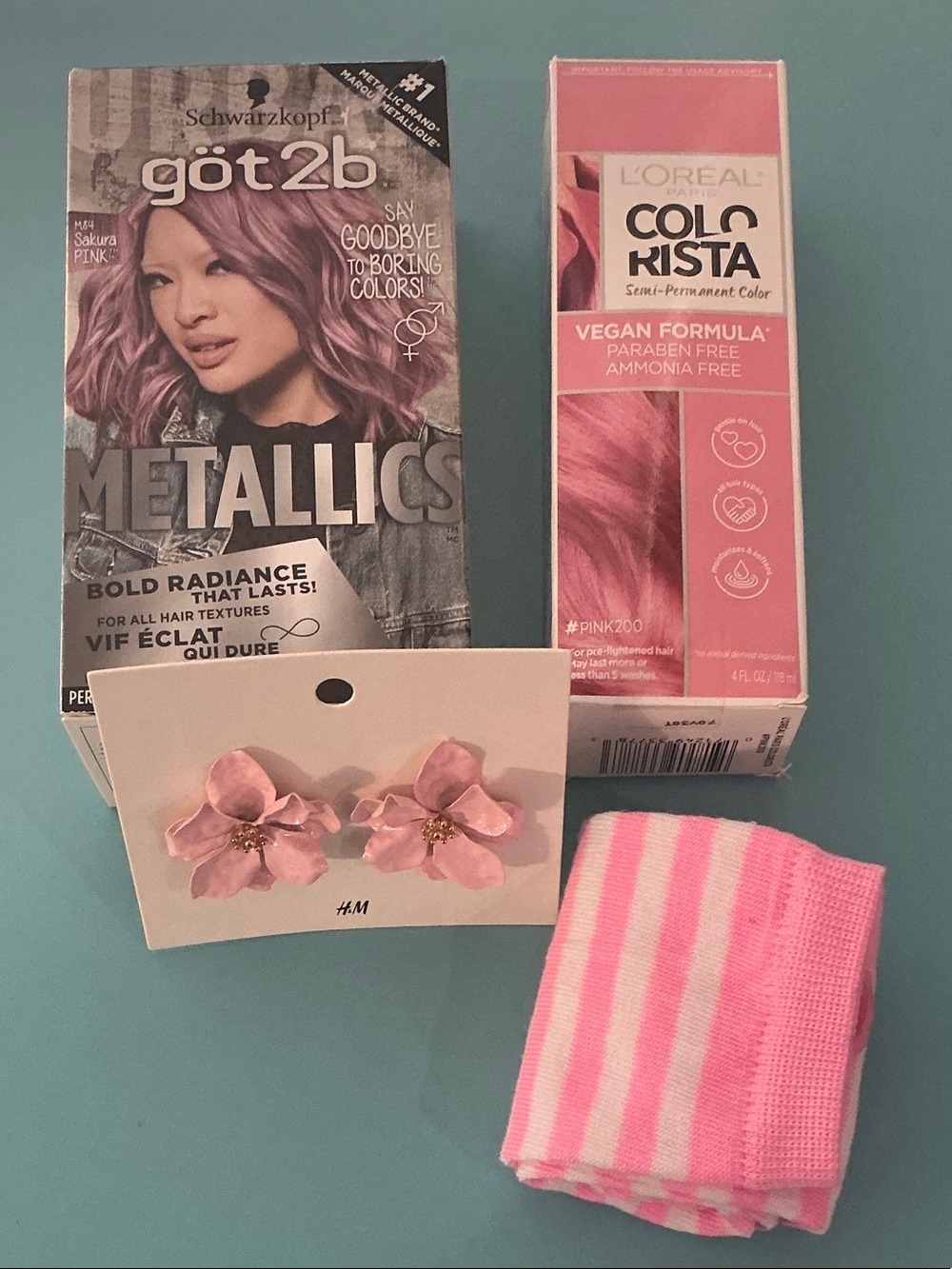 Go Pink! Dyes & Dabbles Package